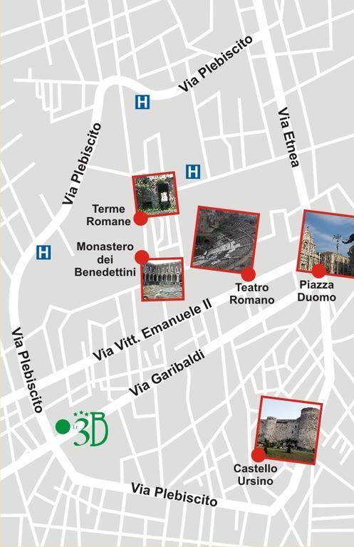 Le 3 B Bed & Breakfast Catania Luaran gambar